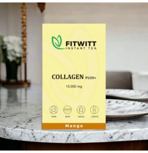 Коллаген со вкусом манго Fitwitt instant tea Collagen plus 15000 mg