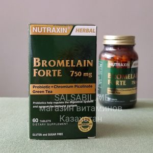 Bromelain Forte 750 mg Nutraxin - от тяги к сахару и улучшения пищеварения