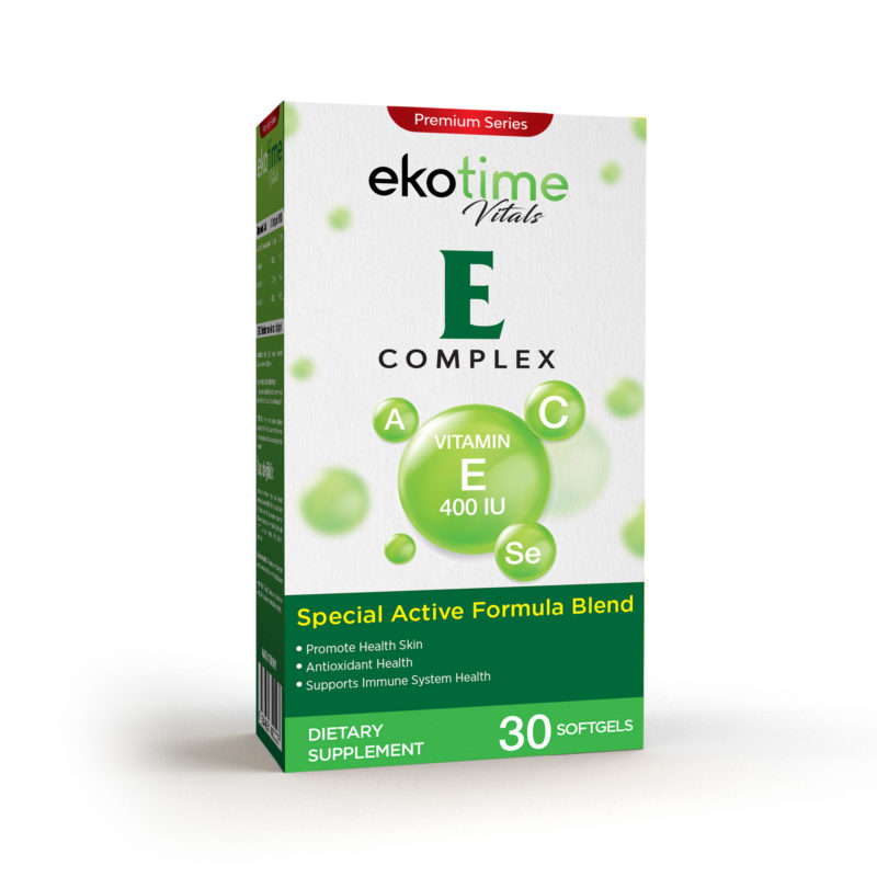 Vitamin E Ekotime vitals с витамином А, С и селеном