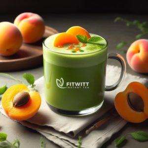 Матча чай со вкусом абрикоса Fitwitt из ОАЭ